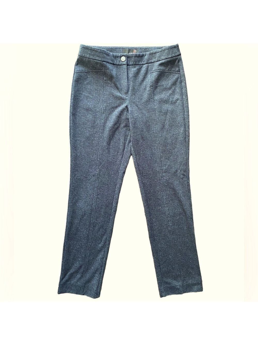 Laura Dark Gray Slim Leg Pants Size 6